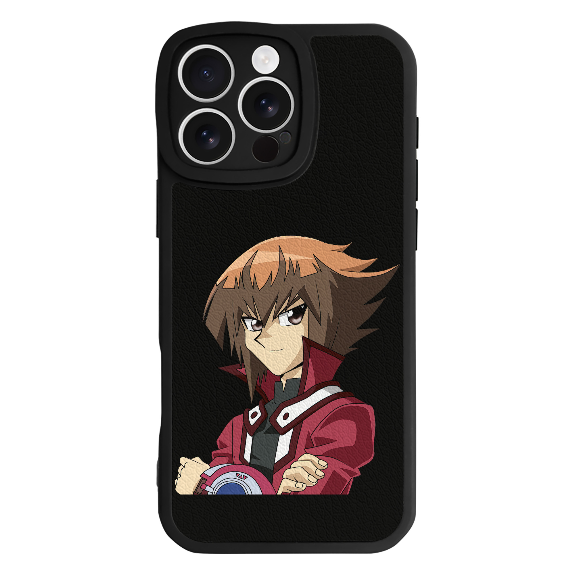 （画像用） 遊☆戯☆王 Yu-Gi-Oh! 【iPhone 16シリーズ対応】シリコンスマホケース（レザー調） 材質：シリコン